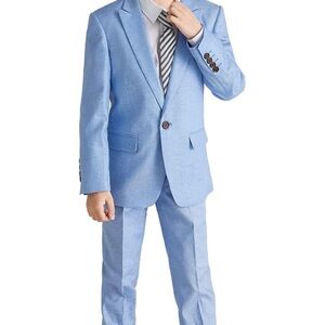 ELPA ELPA Boys Suit Linen, Boys Slim Fit Suit for Kids, Toddlers & Teens, Adjust